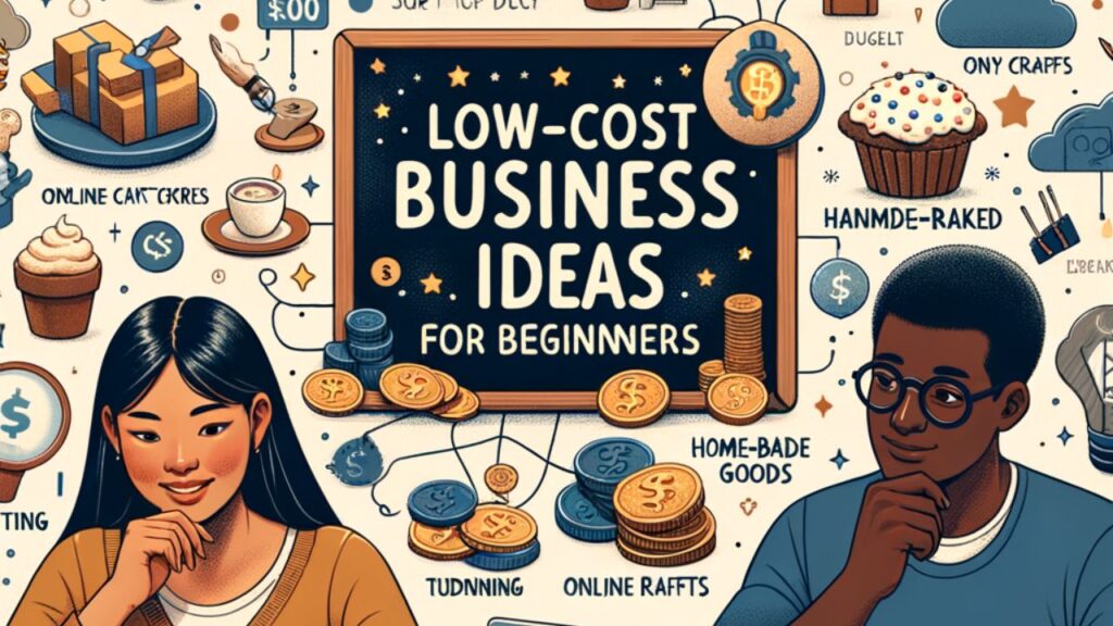 Low-cost business ideas for beginners